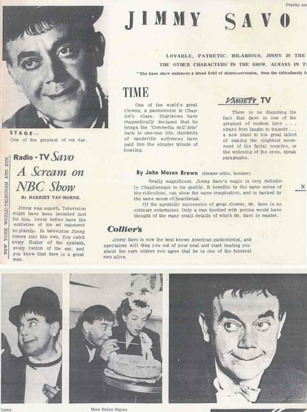 James W. Harmon (1915-1998) American / Jimmy Savo