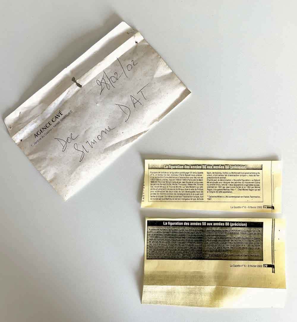 Simone DAT (1927-2018) French