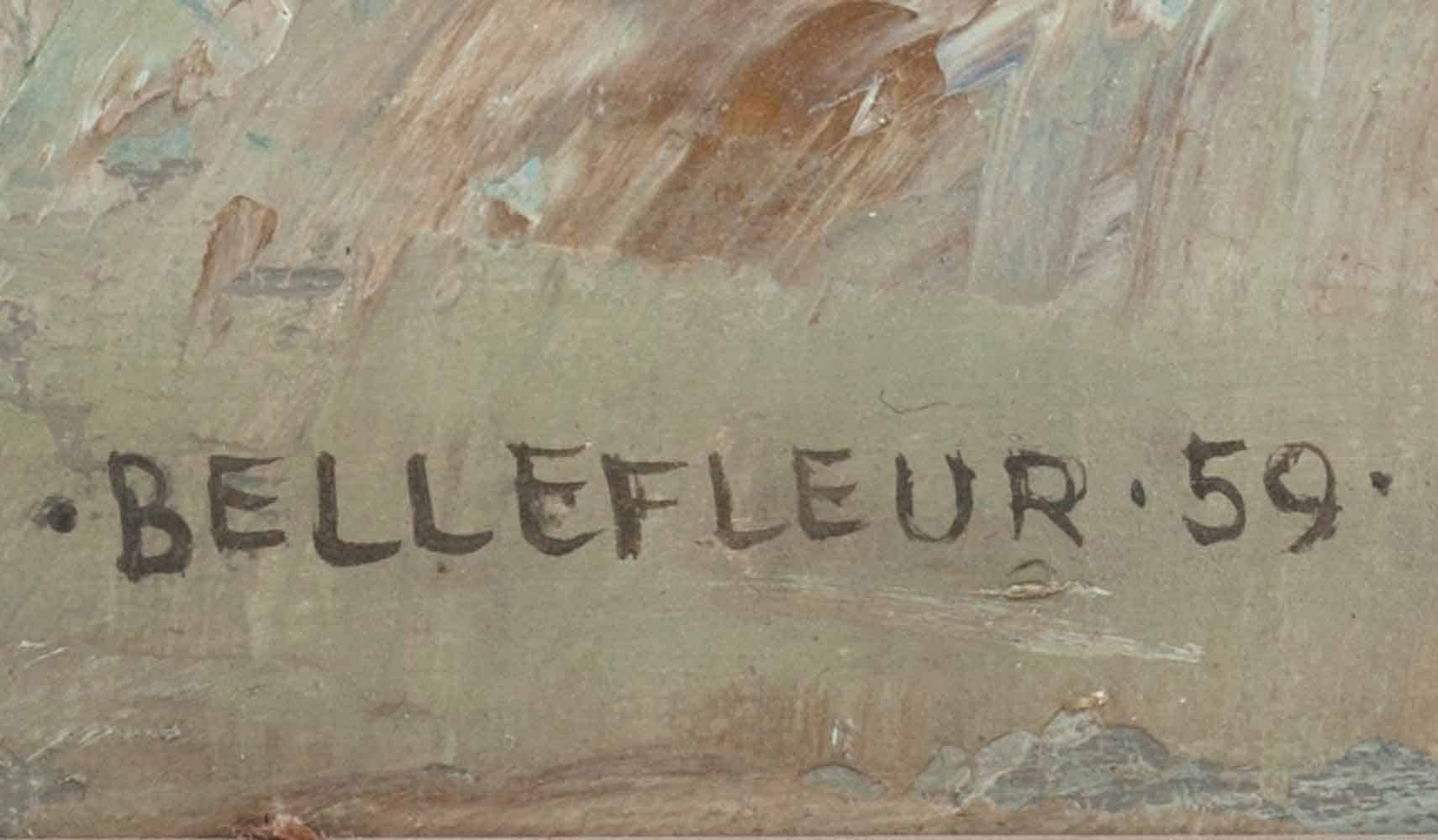 Leon Bellefleur (1910-2007) Canadian - French