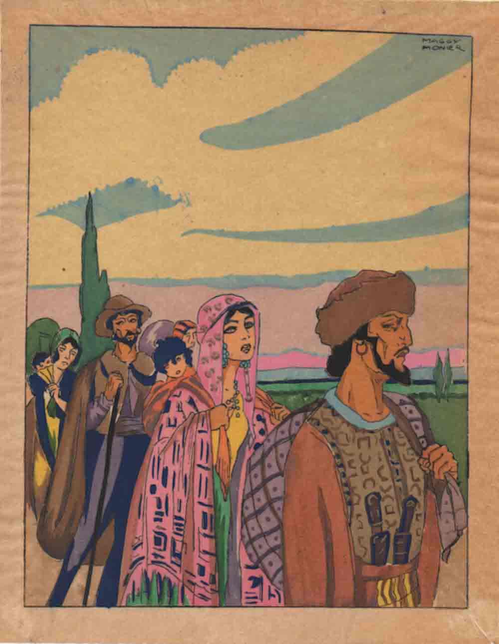 Maggy MONIER (1887-1965) French Art Deco