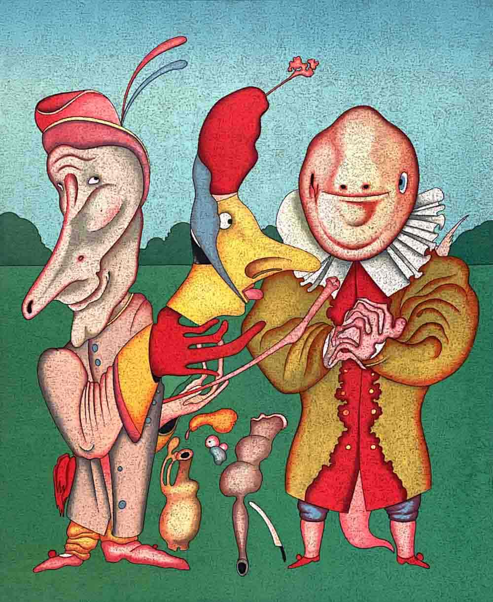 Mikhail CHEMIAKIN (1943) original lithograph