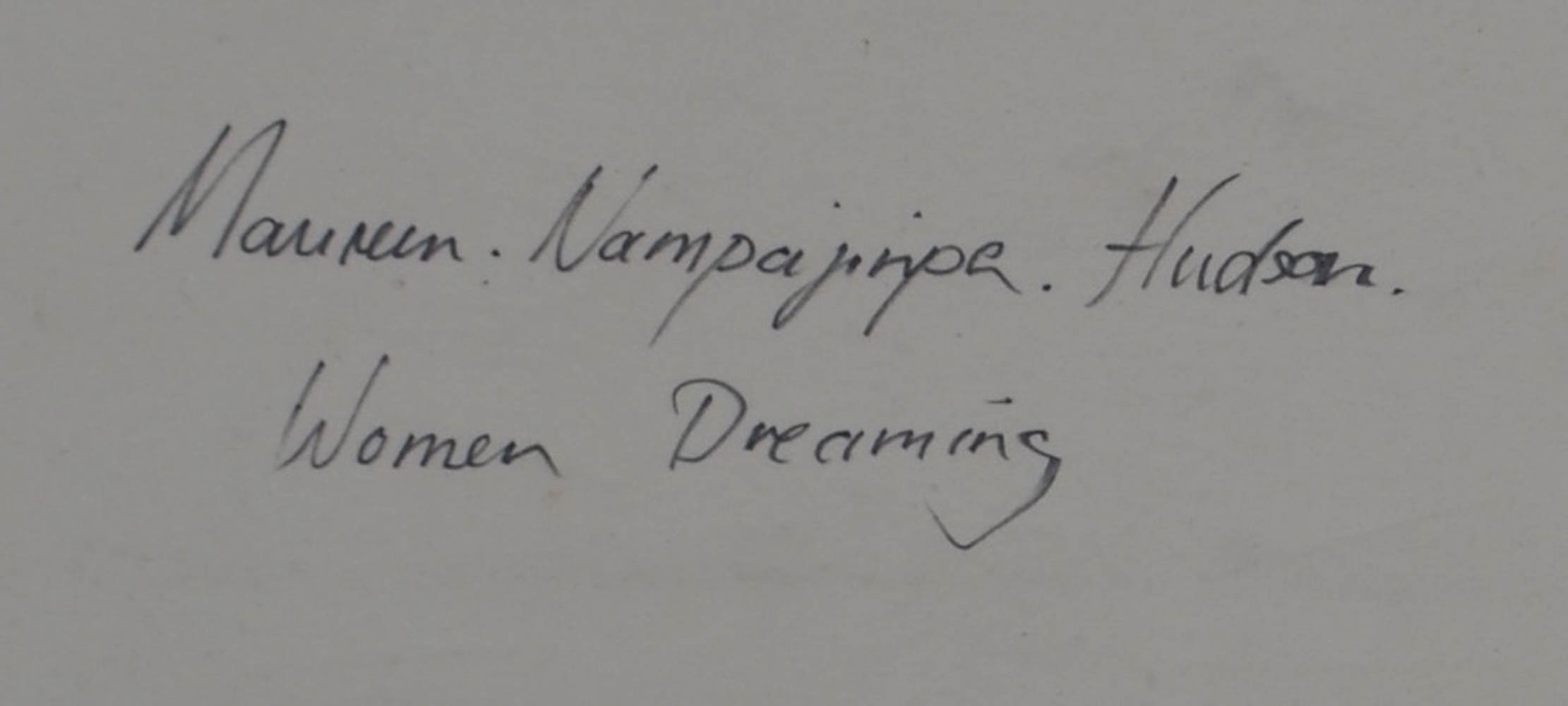 Maureen Hudson Nampijinpa - Australian Aborigen Art