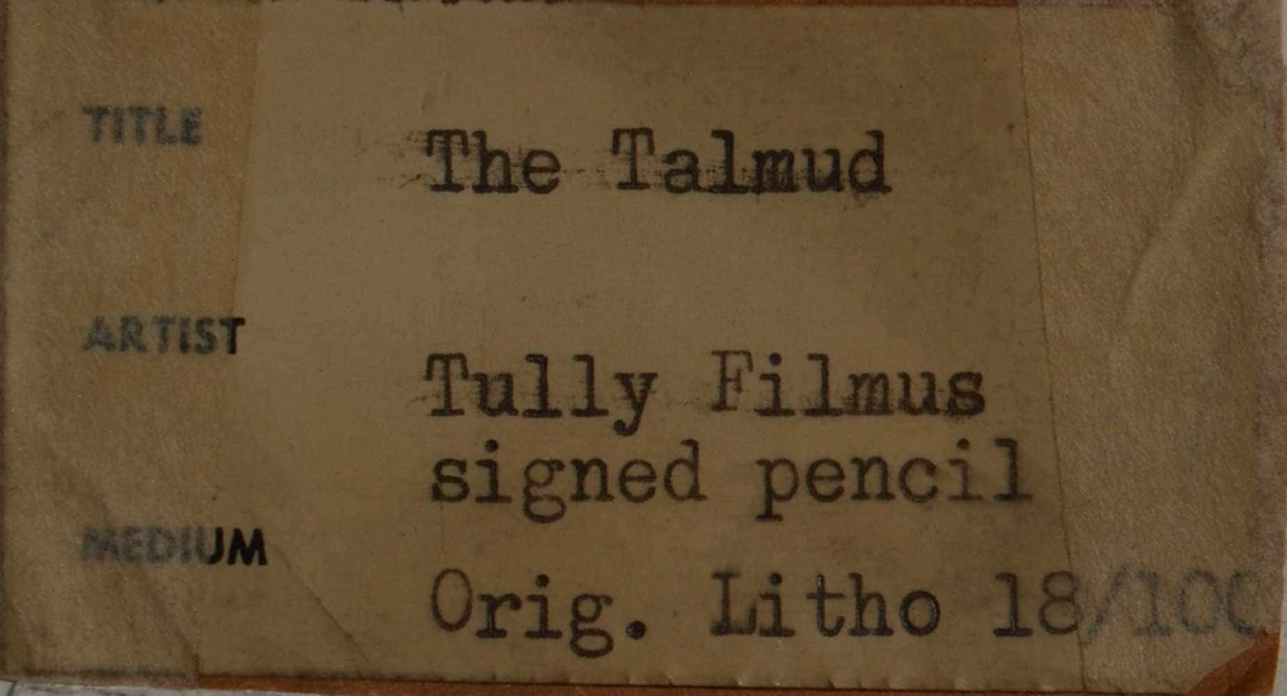 Tully FILMUS (1903-1998) Russian - French - American